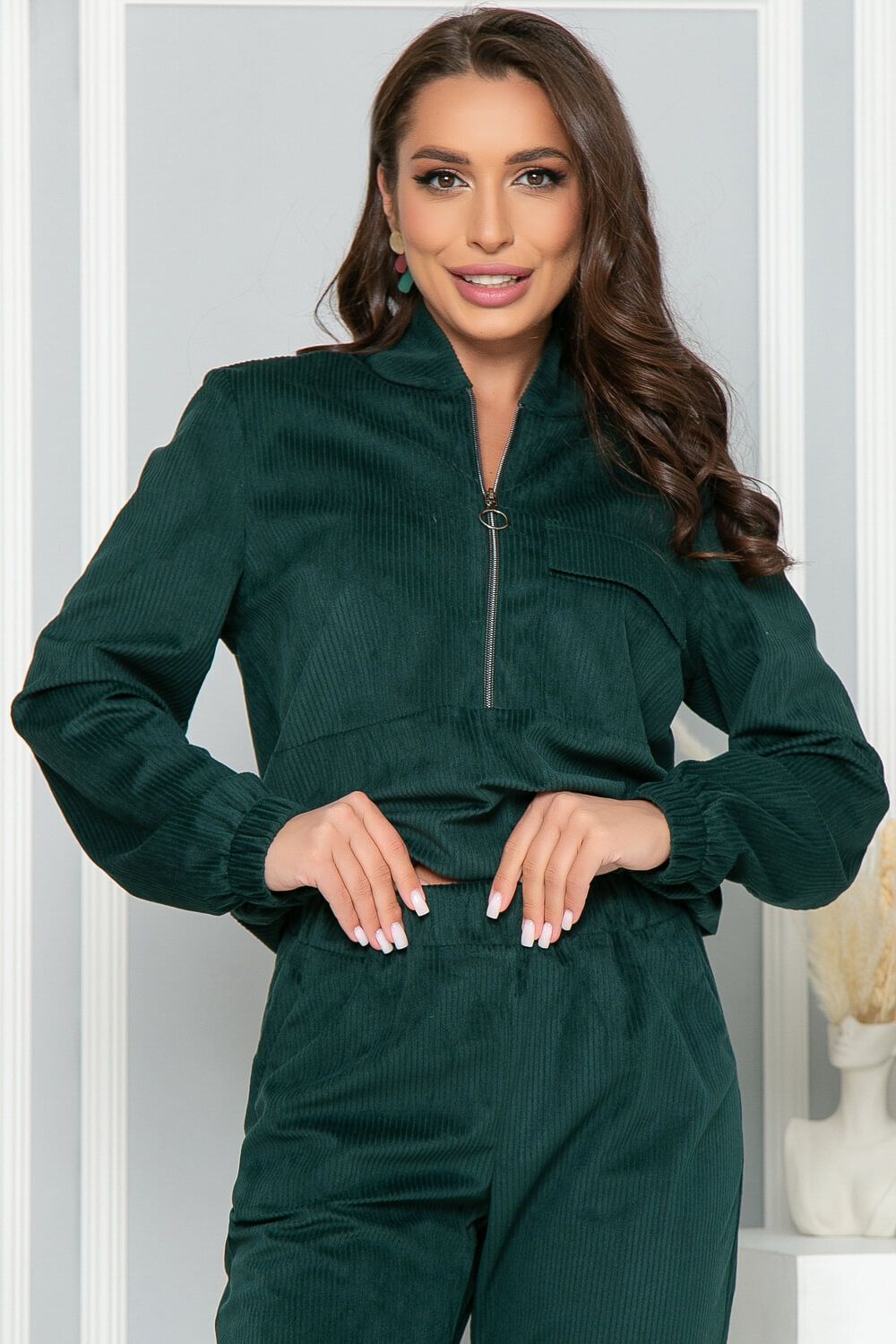 Костюм "Августа" (изумруд) К5140 LT Collection