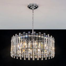 Citilux Ингвар CL334181 Люстра подвесная хрустальная Хром