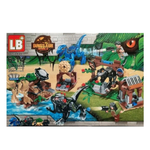 Конструктор Майнкрафт "LB+ Dinosaur World / NO.LB640" Мир Динозавров, Парк юрского периода, 354деталей