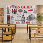 Фотообои для школы Кабинет Английского языка 022