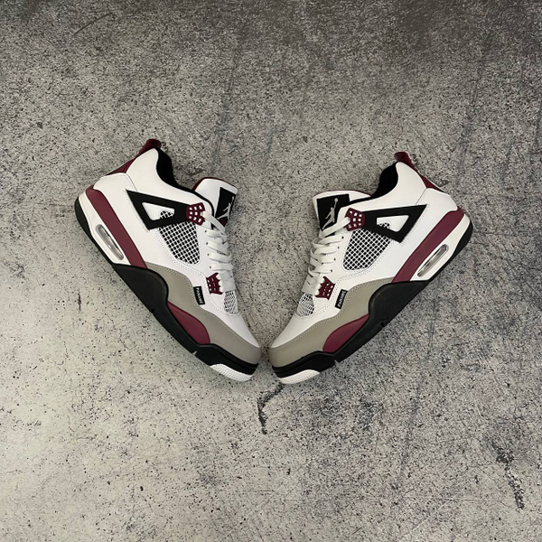 Кроссовки Nike Air Jordan 4 Retro white/red