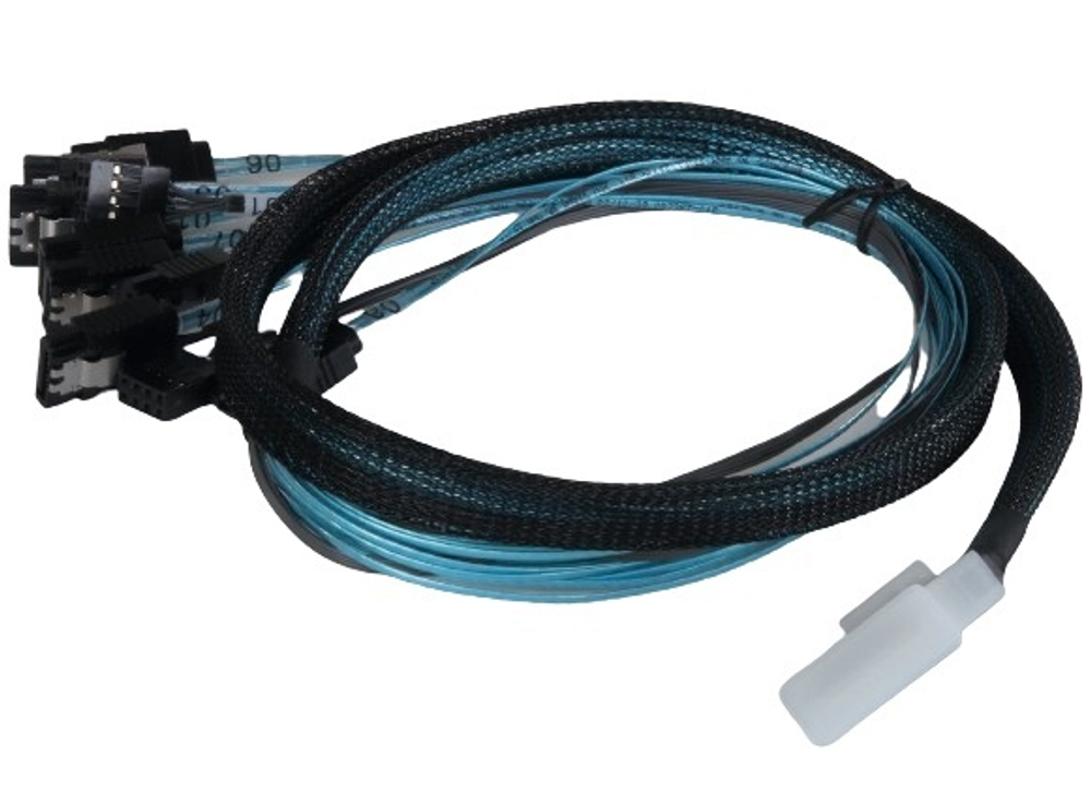 Кабель  Procase CBL-SLSAS8-8SATA-10