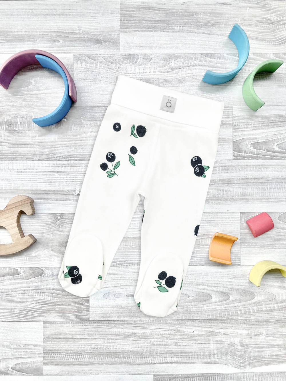 Ползунки Mjölk Голубика на широком поясе