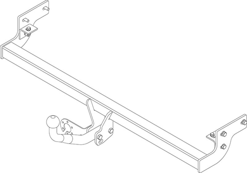 Фаркоп AvtoS для HYUNDAI ELANTRA (2007-2012) с универсальной электрикой и сертификатом в комплекте, арт.(HY 20+electr)