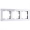 Рамка Werkel Acrylic на 3 поста белый W0032701 4690389184871