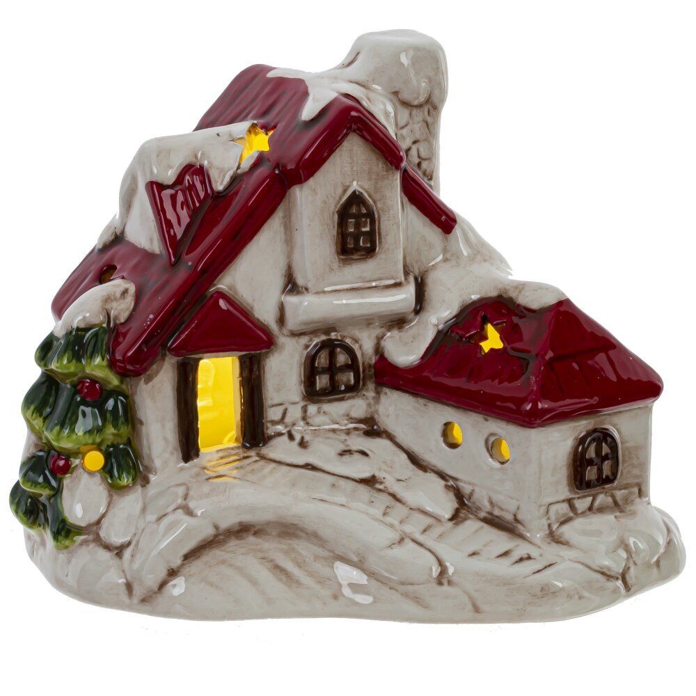 GAEM Фигурка декоративная "Домик" с подсветкой (LR44х2 н/п), L12,5 W8 H9,5 см