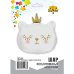 Фольгированный шар-фигура «Котенок принцесса» в ассортименте, 66 см / 74 см, Китай / Италия