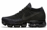 Кроссовки Nike Air Vapormax Triple Black (W) (Женская размерная сетка)