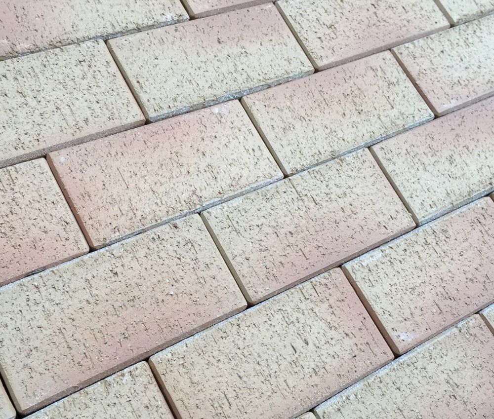 Feldhaus Klinker - P241KF, Areno mandari, желто-оранжевый с оттенком, 200x100x45 - Клинкерная тротуарная брусчатка