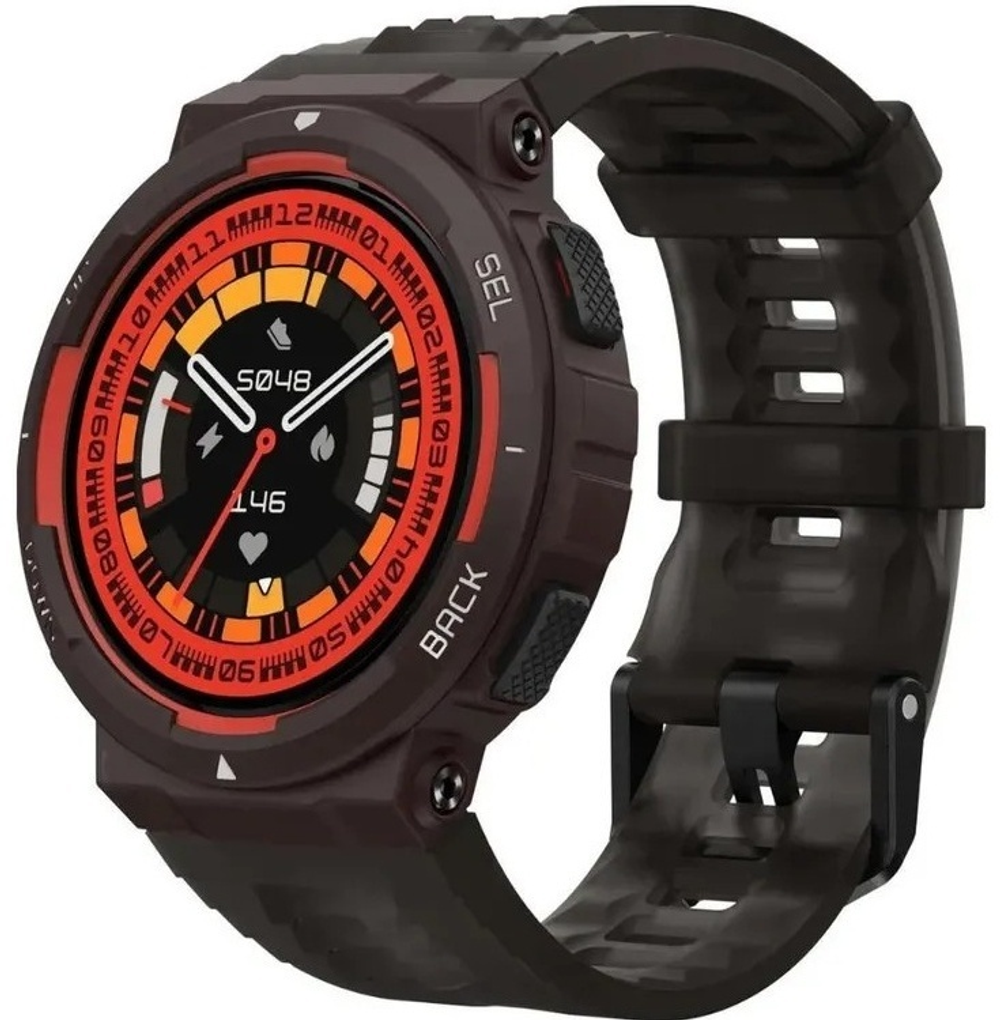 Смарт-часы Amazfit Active Edge 33.5 мм черный-черный
