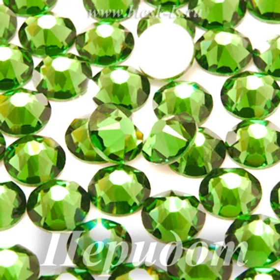 Стразы Solvo холодной фиксации, Перидот