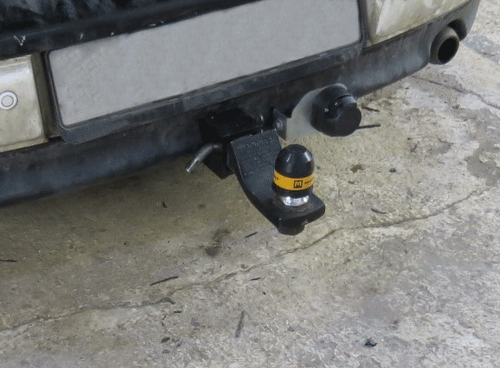 Фаркоп Motodor для Mini Clubman, 2007-2014 (Хром. шар) (90006)(паспорт и сертификат в комплекте)(без электрики) 97001-E