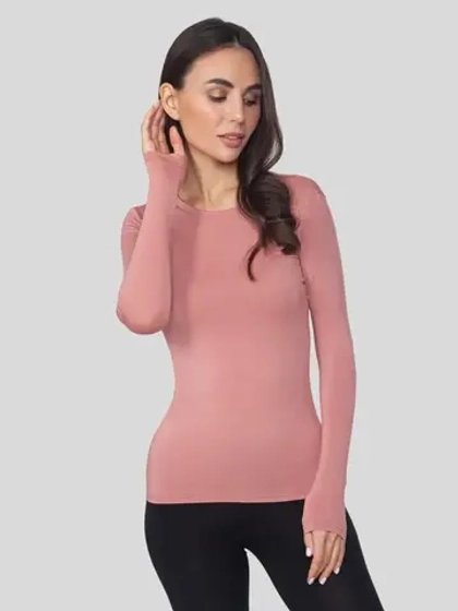 Лонгслив облегающий