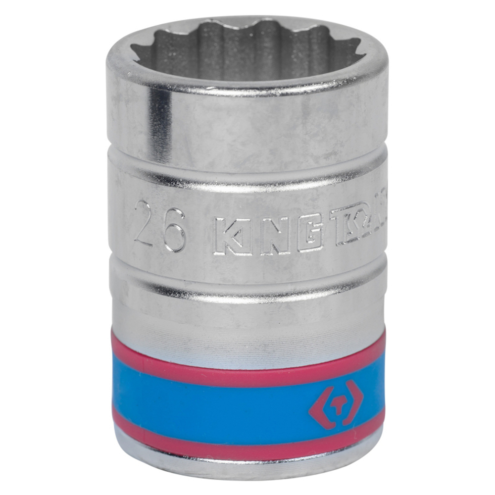 Головка торцевая стандартная двенадцатигранная 3/4&quot;, 26 мм KING TONY 633026M