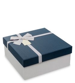 WF-79/2-A Коробка «Квадрат» цв.бел./син.