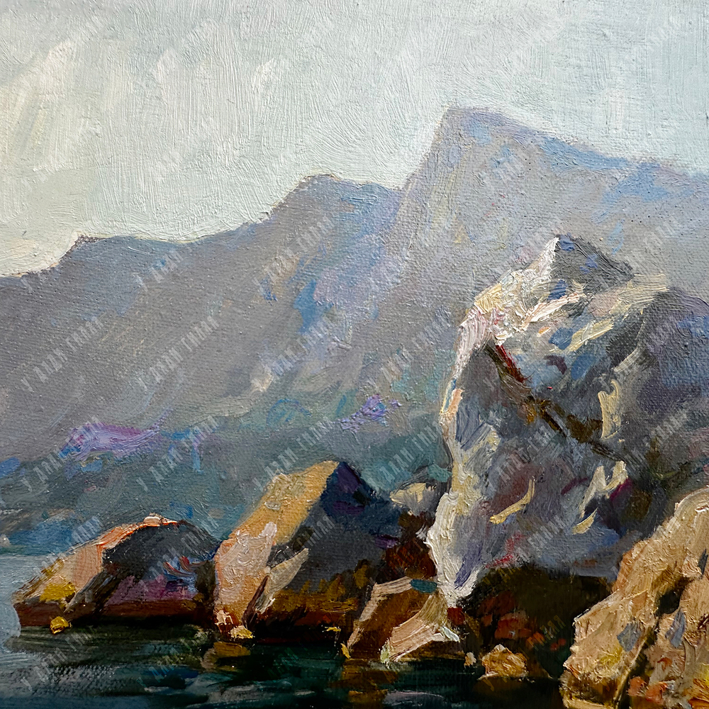 Свиридов С. А. (р. 1964 г.) Ласпи. Холст, масло. Крым, 2021 г.