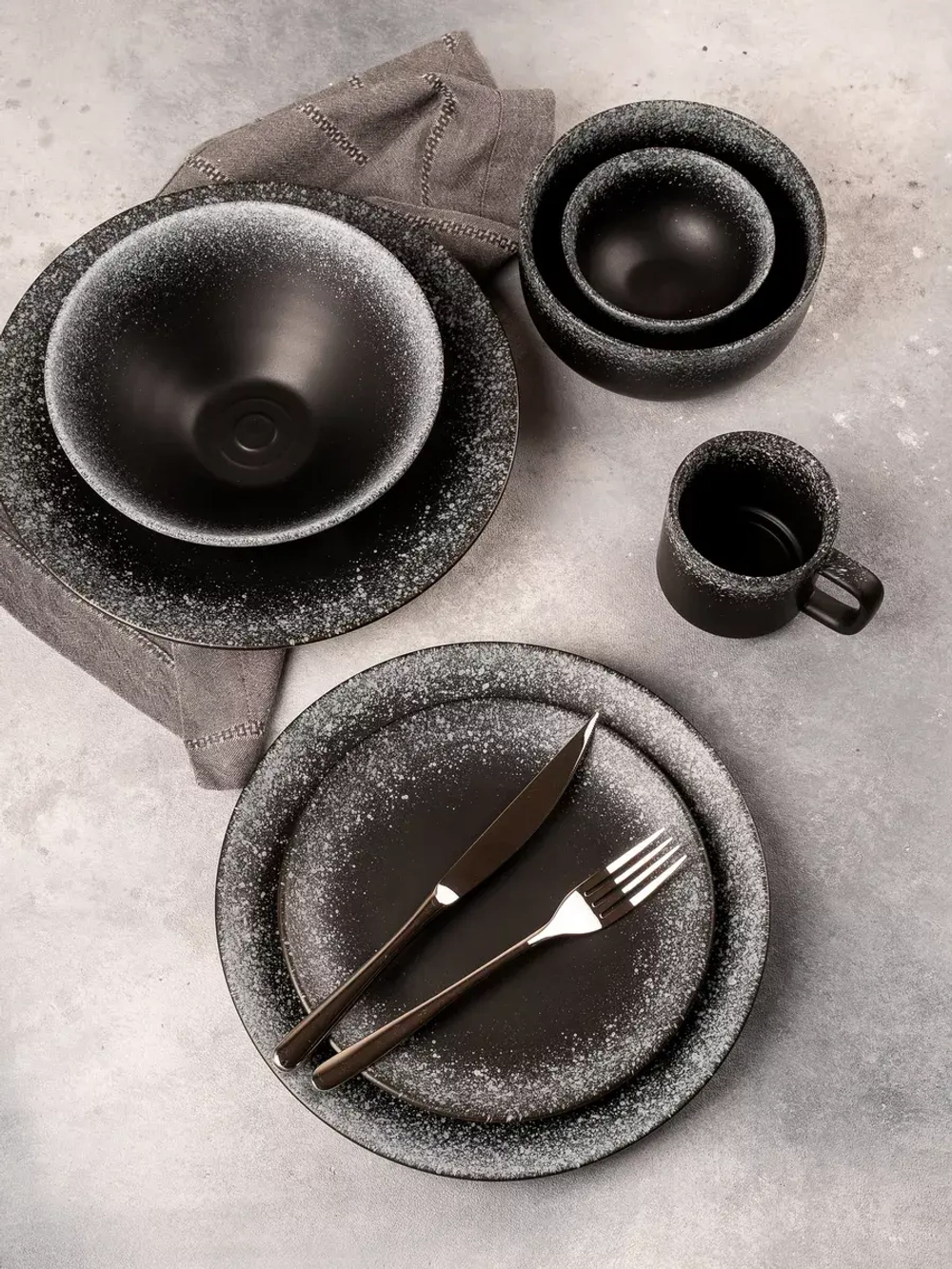 Тарелки 2 салатника глубокие матовые для супа фарфор 16 см