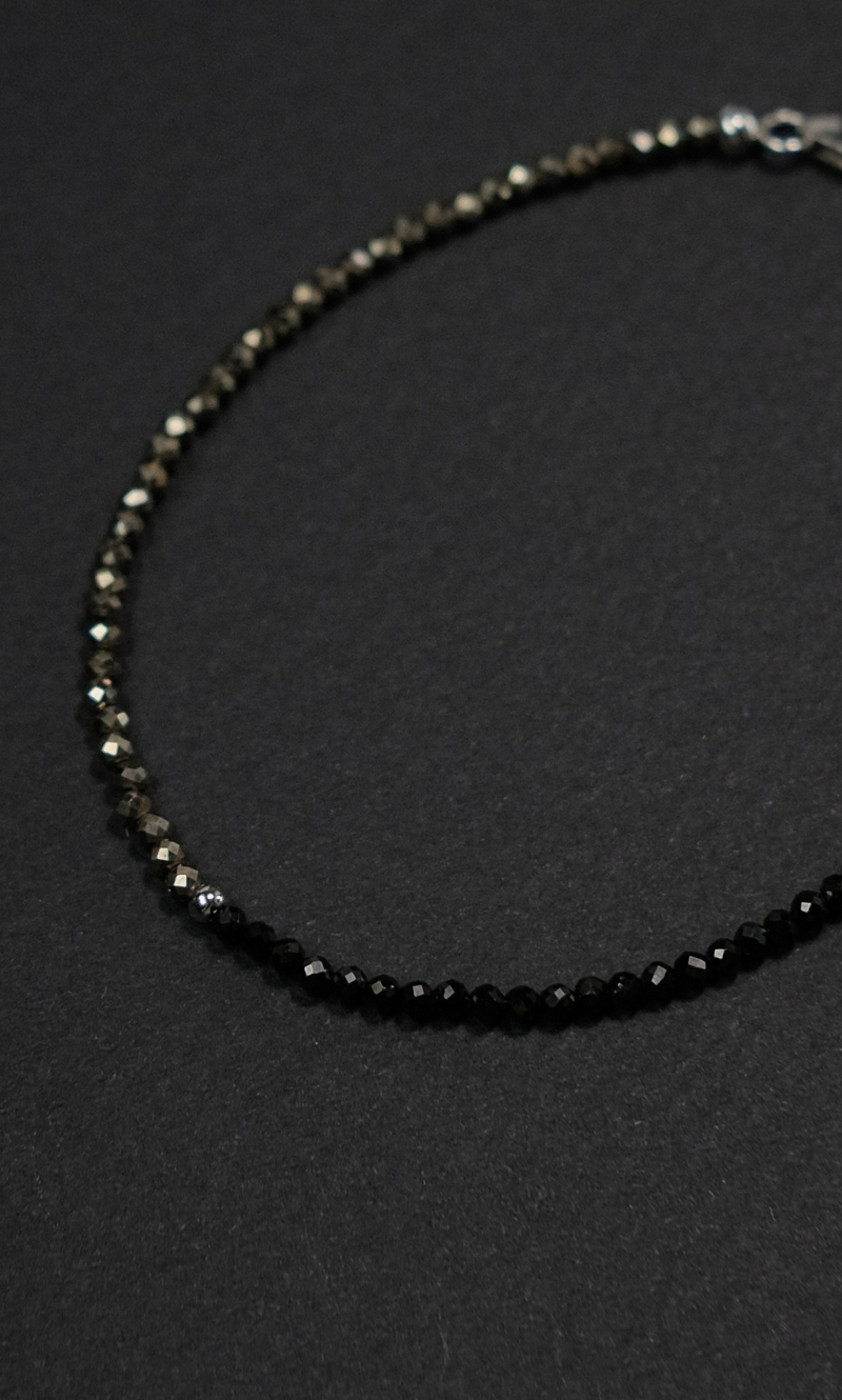 Браслет "Memo Duo" из пирита и шпинели