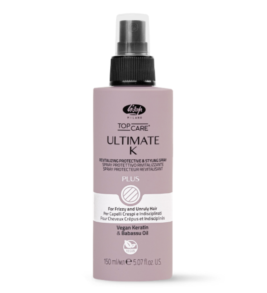 Восстанавливающий защитный спрей плюс для вьющихся и непослушных волос - Ultimate K 150 мл