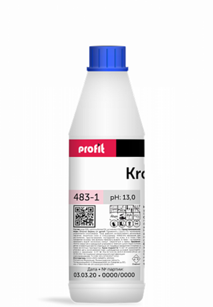 PRO-BRITE PROFIT KROT концентрат против засоров в трубах, 1 л - 5 л