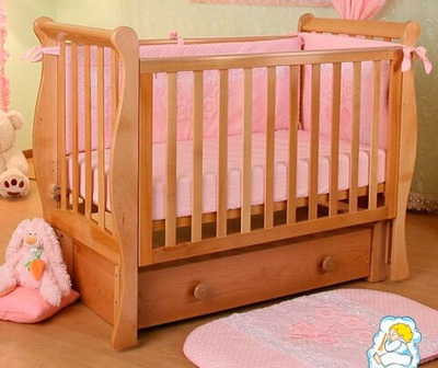 Кроватка Кубаньлесстрой Лаванда АБ 21.3