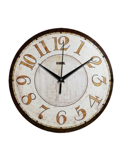 Часы настенные деревянные белые ретро винтаж Декор для дома, подарок