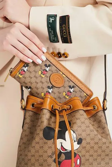 Бумажник на молнии Gucci Disney X Gucci