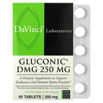 DaVinci Laboratories, Глюконик DMG, 250 мг, 60 таблеток