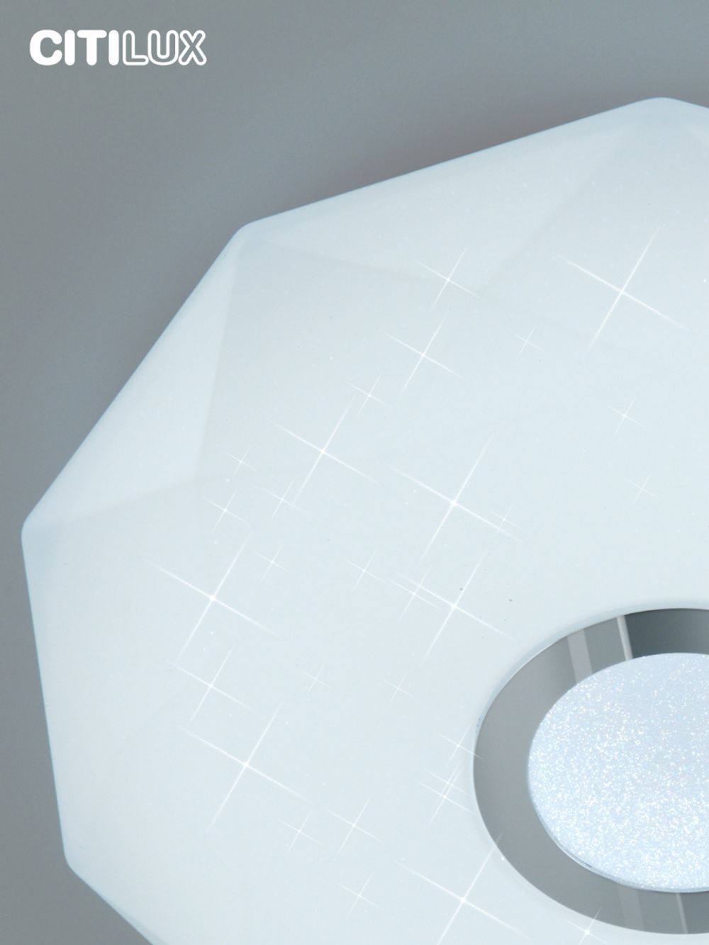 Citilux Диамант Смарт CL713A40G Умная люстра Хром