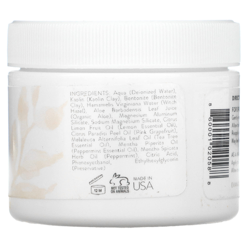 Eva Naturals, Маска для очищения кожи, точечное лечение, 2 унции