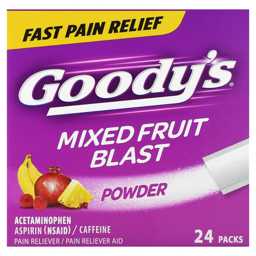 Goody's, порошок от головной боли, фруктовое ассорти, 24 пакетика
