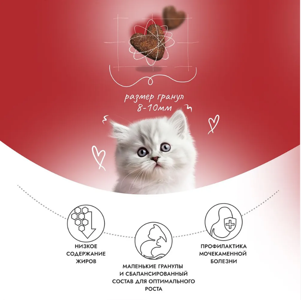 Корм для кошек и котят с 1 месяца сухой 1,5 кг Best Dinner Cat Adult & Kitten, говядина с картофелем