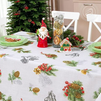 Скатерть 150*145 Серебряный звон СБ.150.150 АРТ ДИЗАЙН