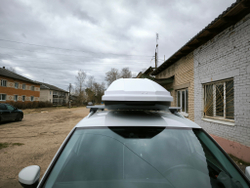 Автобокс Way-box Gulliver 520 на крышу Volkswagen Tiguan