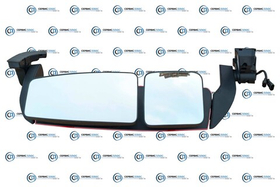 Зеркало левое в сборе X5000 красного цвета с камерой (рестайлинг) DZ14251770080