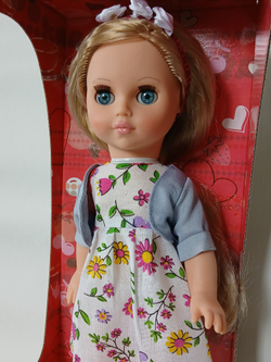 Кукла Весна "Мила 11" закрывает глаза, высота 35 см, с аксессуарами, пластик, текстиль, арт. В3013