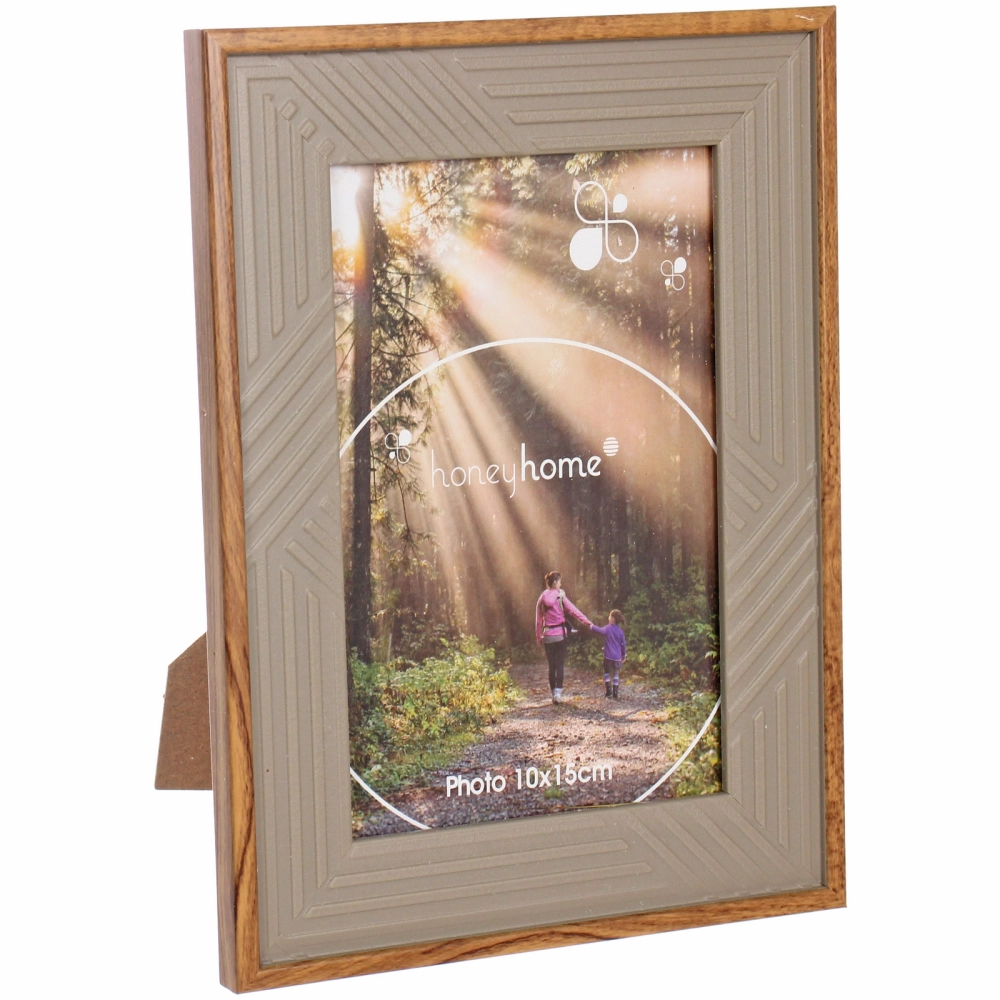 Фоторамка 10*15см «Амстердам» темно-серый, пластик