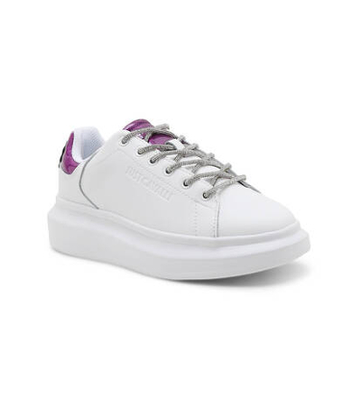 Кожаные кроссовки Just Cavalli - белый(76RA3SB1ZP409)