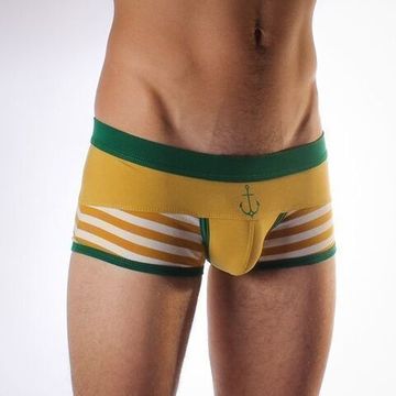 Мужские трусы хипсы желтые Paul Jones Yellow Boxer