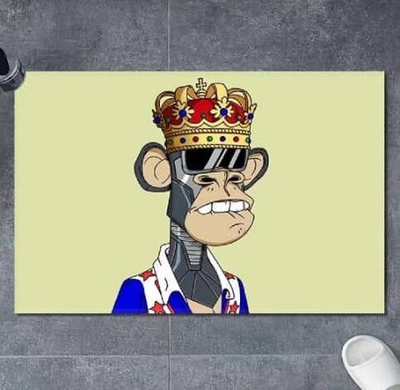 Коврик на пол для ванной и туалета противоскользящий 50х80, ковер для спальни и дома