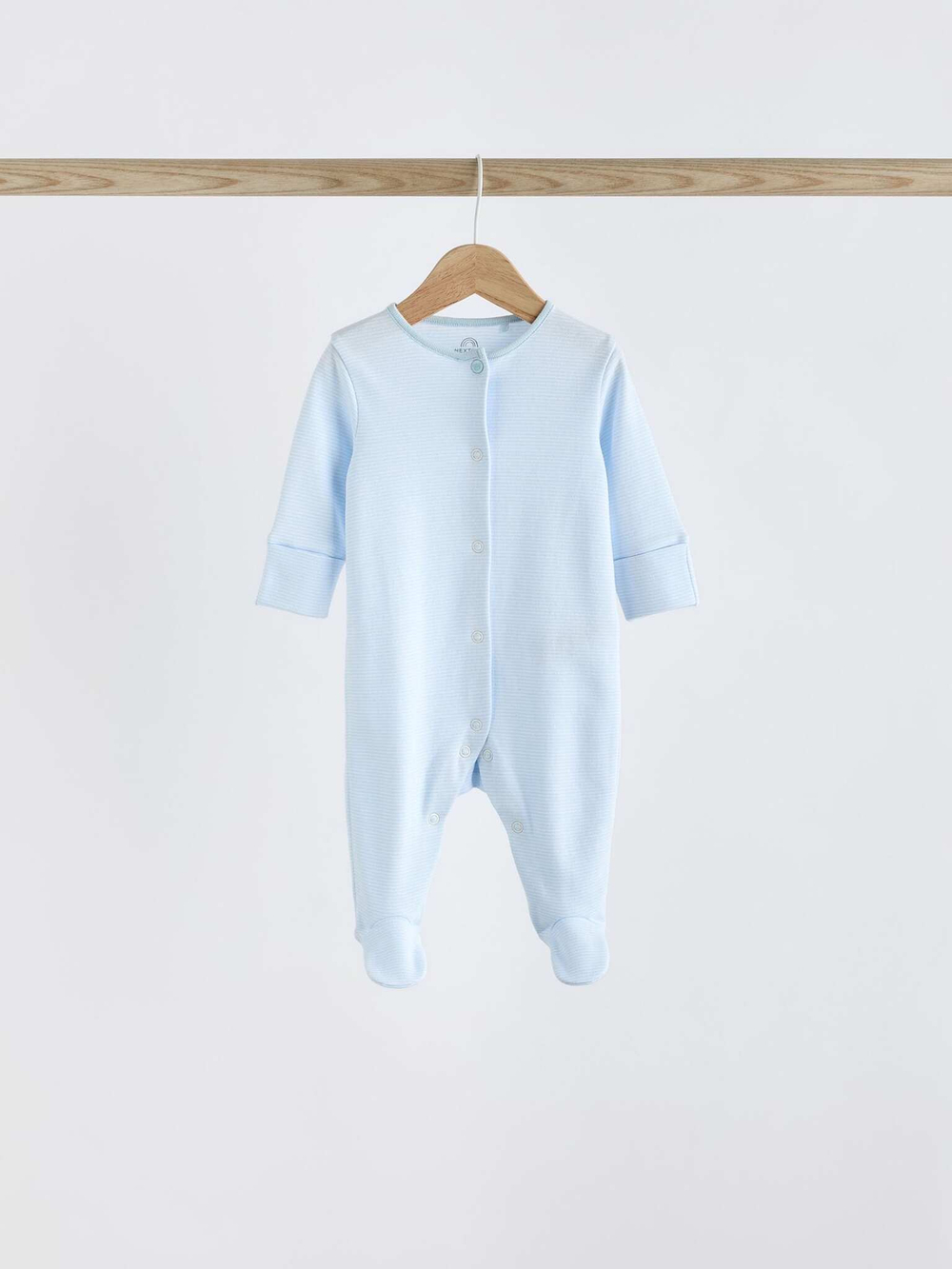 Комбинезон / Cлип для малышей Next K79-478, 4 шт., Голубой, Белый