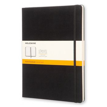 Блокнот Moleskine Classic Soft XLarge 190х250 мм 192 стр в линейку мягкая обложка (QP621)