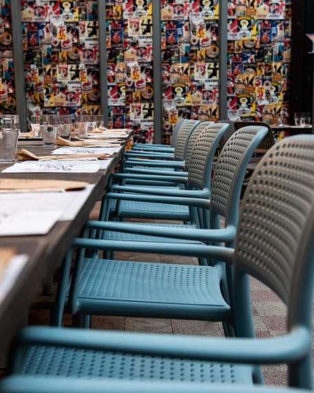 Стул Bora голубой