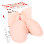 Телесный вибромастурбатор-полуторс 43х30х17см Kokos Hanna Onahole 002 Real Hips