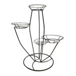 Подставка для цветов напольная "Цветок" на 4 горшка, металл М0000083