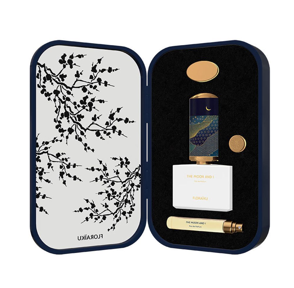 Floraiku The Moon and I