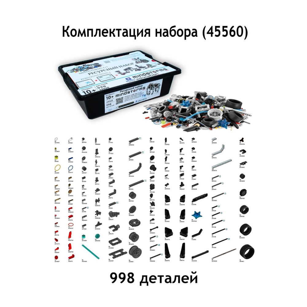 Конструктор MINDSTORMS EV3 45560 Ресурсный набор