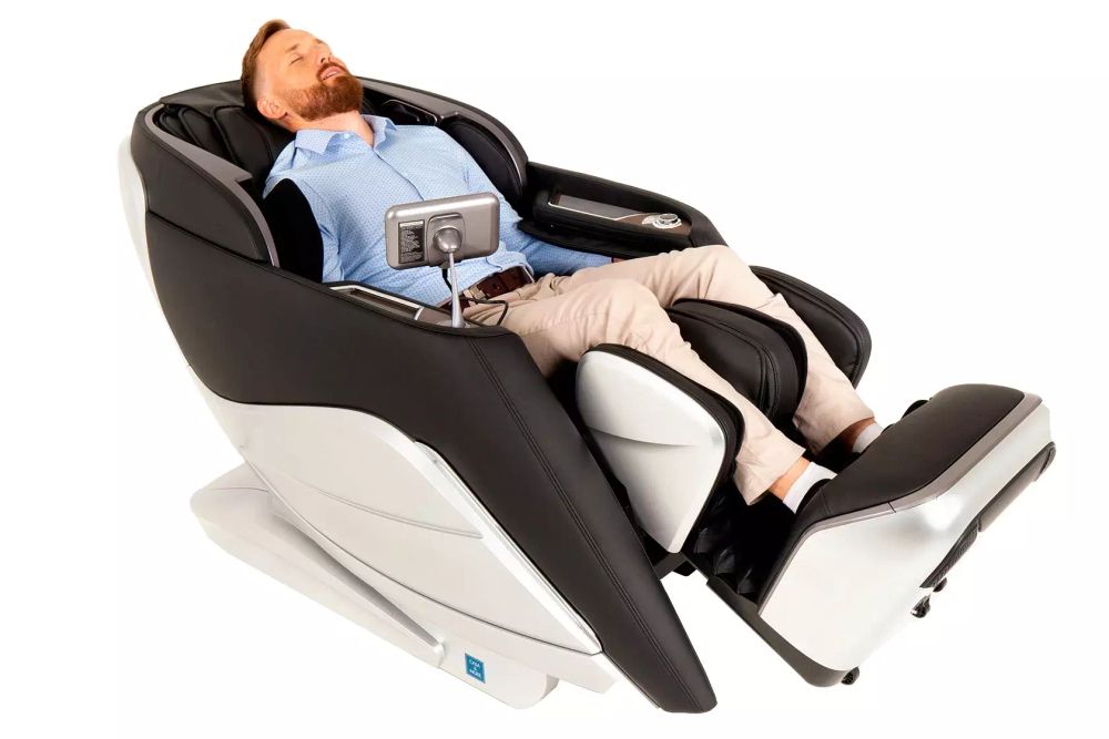 Массажное кресло Casa&More Genesis 1.0 Черно-серебристый