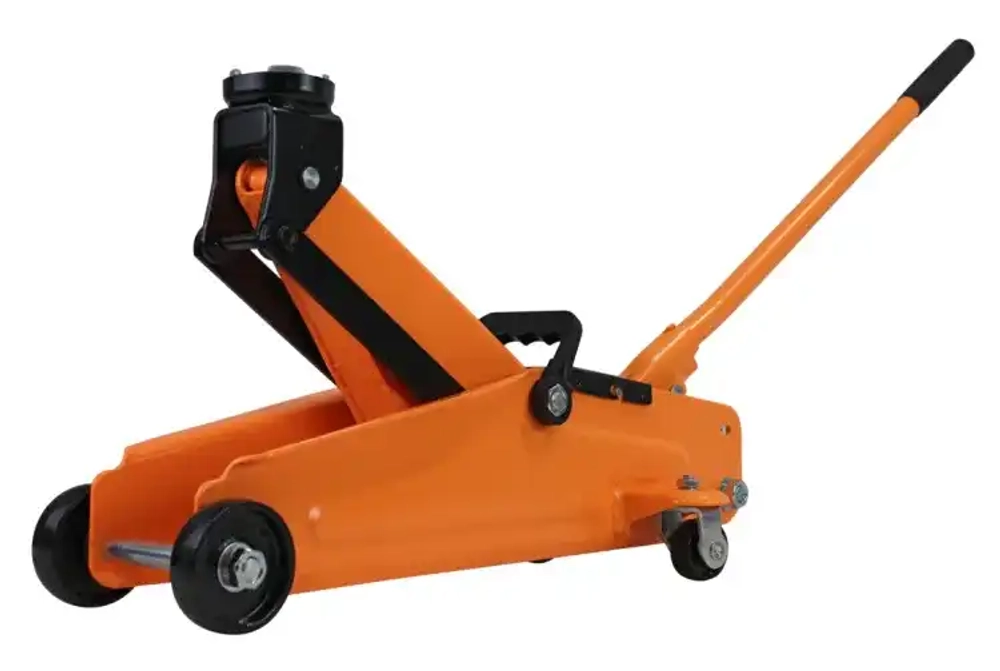 Домкрат гидравлический подкатной Вихрь ДМК-2К (2 т, 135-385 мм, в кейсе)