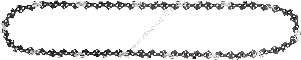 ЗУБР тип 1, шаг 3/8″, паз 1.3 мм, 53 звена, цепь для бензопил, Профессионал (70301-35)